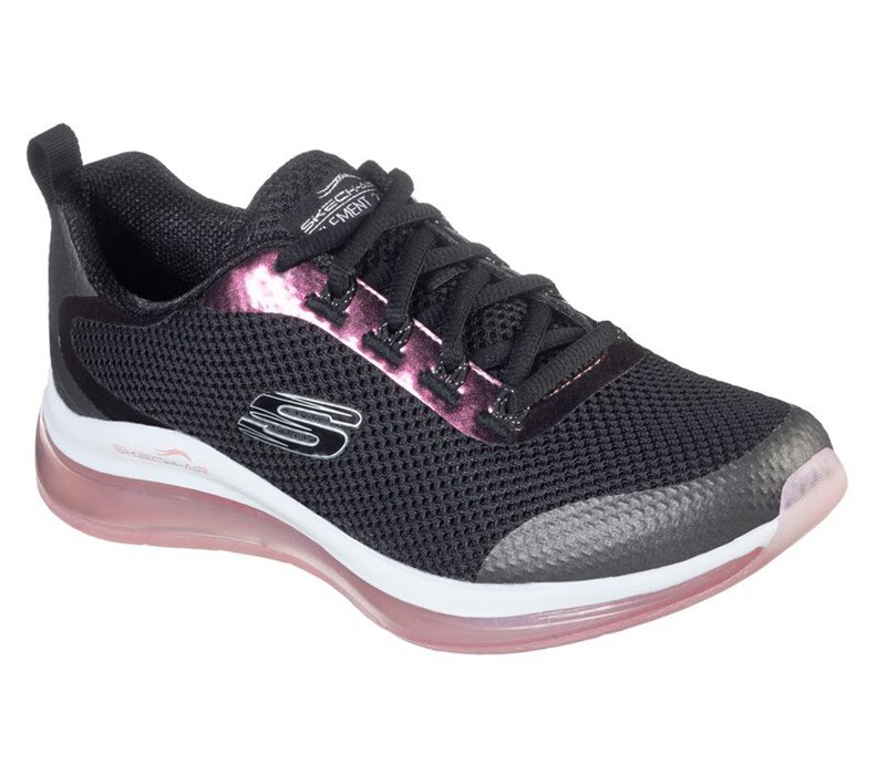 Skechers Skech-Air Element 2.0 - Pretty Fancy - Womens Sneakers Black/Pink [AU-EM5290]